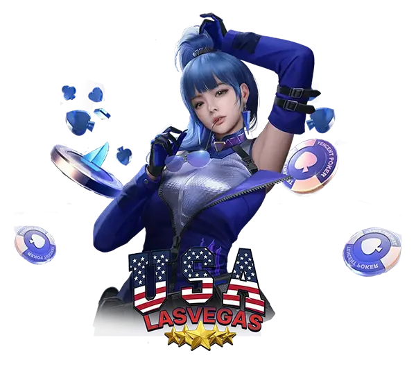 USALASVEGAS เกมสล็อตออนไลน์ธีมแฟนตาซี ภาพตัวละครผู้หญิงพร้อมเอฟเฟกต์เกมและเหรียญทอง ลุ้นโบนัสใหญ่ เล่นสนุกได้ตลอด 24 ชั่วโมง